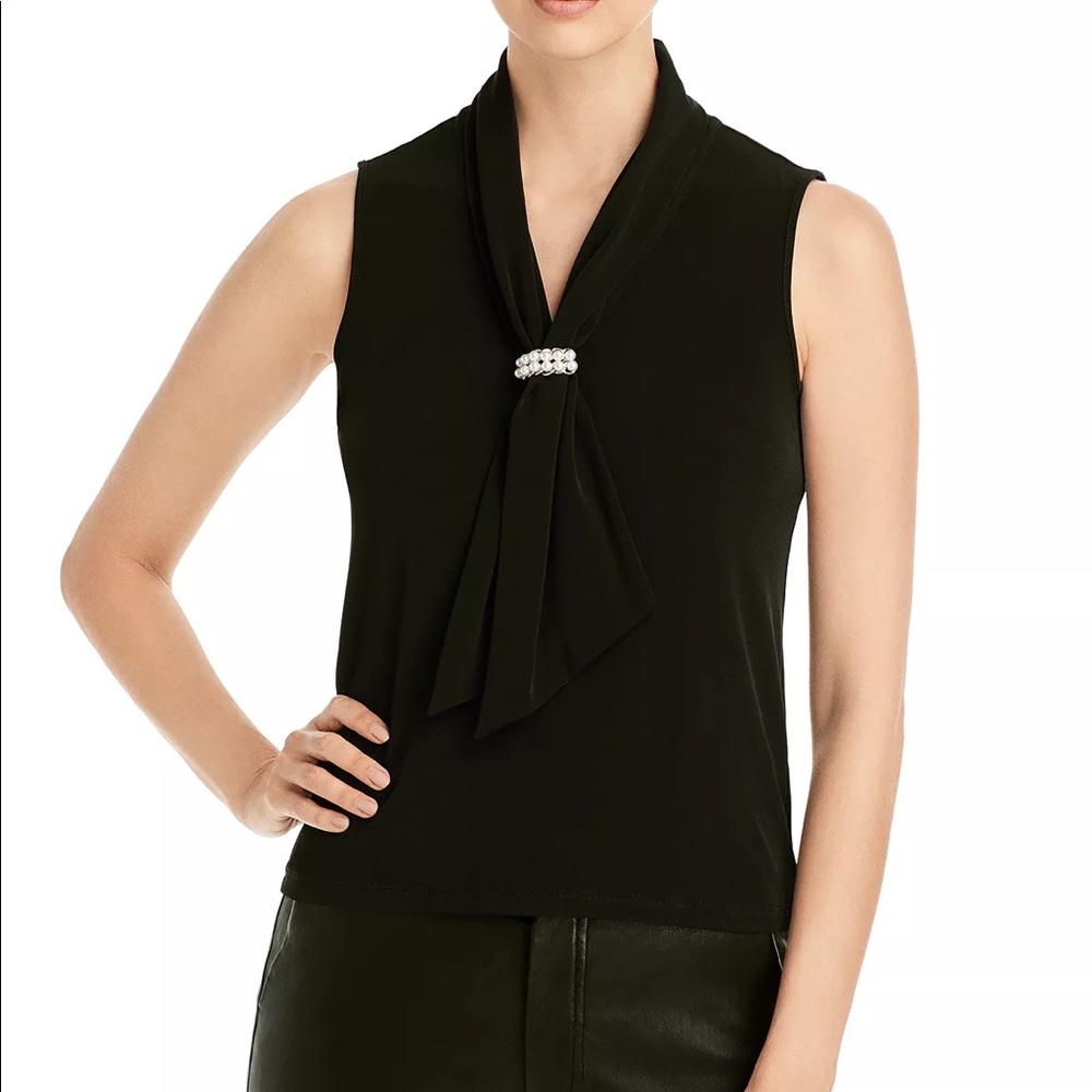 KARL LAGERFELD PARIS
Draped Sleeveless Top
